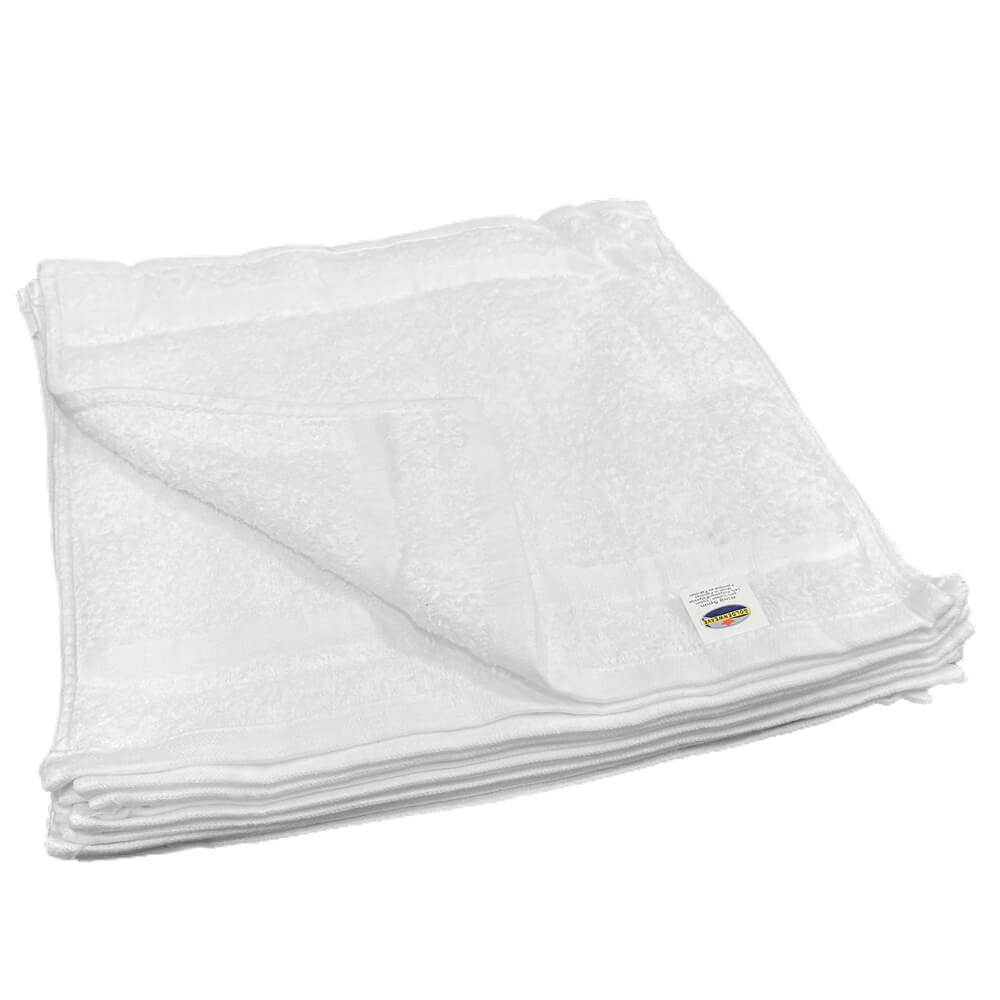 Dz. White Face Cloths Face Towels 12