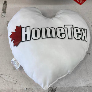 Microfiber Pillow Shell / Cover - 18" Heart Shaped for printing and sublimation