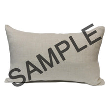 Load image into Gallery viewer, Blank Sublimation Linen-Look Pillow Cover - 12” x 18” with hidden zipper
