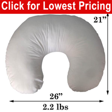 Load image into Gallery viewer, Maternity, Baby &amp; Nursing Pillow insert - Even Sides