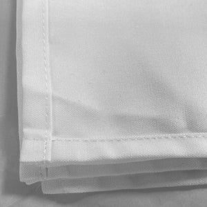White Cloth Napkins 17" x 17" (Dozen)