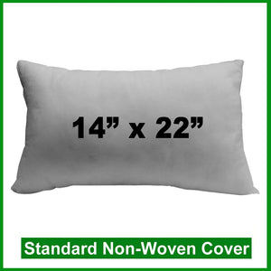 Pillow Form 14" x 22" (Polyester Fill) rectangular