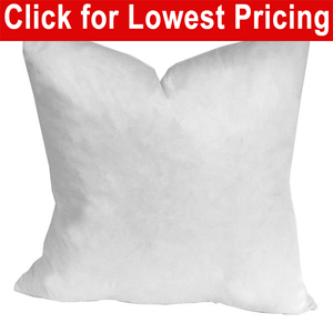 Pillow Form 16" x 16" (Down Feather Fill) - Case Lot - 12 Pieces