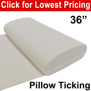 Pillow Ticking 36" - Full Roll (25 Meters)