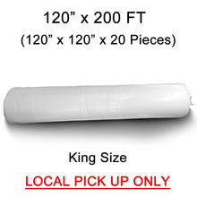 Load image into Gallery viewer, King Quilt Batting (120&quot;x120&quot;) 20 Piece Roll