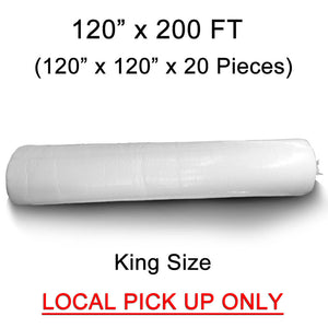 King Quilt Batting (120"x120") 20 Piece Roll