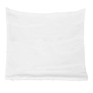 Blank Sublimation White Polyester Pocket Pillow Cover - 16” x 16” with 14" wide zipper