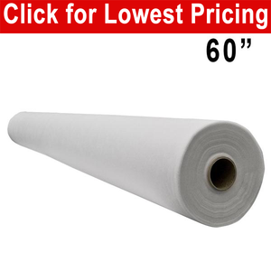White Polypropylene Backdrop - 60" - 100 Meters Full Roll