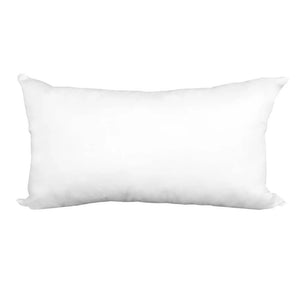 Pillow Form 12" x 24" (Polyester Fill) - Premium Fabric Cover