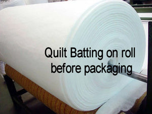 Queen Quilt Batting (90"x108") 20 Piece Roll