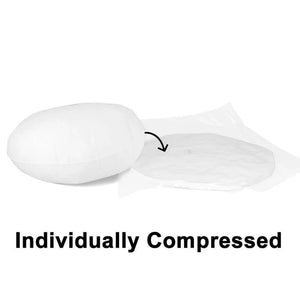 Pillow Form 16" Round (Polyester Fill) (Individually Bagged & Compressed)
